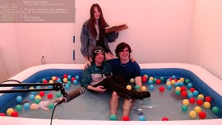 Foolish Tina and Quackity Hot Tub Stream [upl. by Roe]