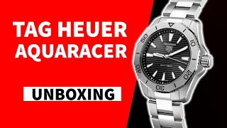 TAG HEUER Aquaracer Professional 200 WBP1110BA0627 Unboxing [upl. by Nekcerb567]