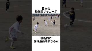 日本の幼稚園サッカーが戦術的に世界最高峰すぎるwww サッカー [upl. by Airliah434]