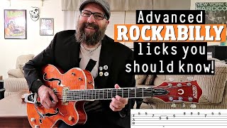 Advanced Rockabilly Licks You Should Know [upl. by Ecinert630]