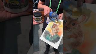 Jacquard Dorland’s Wax makes watercolor paintings completely waterproof [upl. by Joashus]