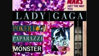 Just the Way You Lady GaGa Bruno Mars vs Lady Gaga [upl. by Thornie]