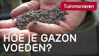 Je gazon voeden in de lente  Gazon  Tuinmanieren [upl. by Hctim]