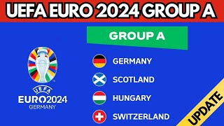 UEFA EURO 2024 GROUP A [upl. by Dawes639]