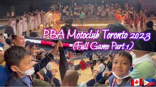 PBA Motoclub Team Amazing VS PHBL X BILHL Toronto 2023 Part 2  The Full Game Part 1 [upl. by Llewol]