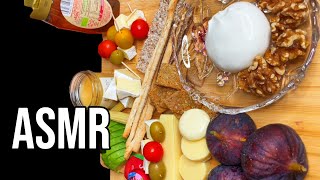 ASMR MUKBANG  CHEESE BOARD BURRATA BRIE FIGS AVOCADO WITH HONEY [upl. by Nade62]