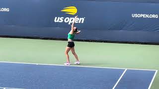 Aryna Sabalenka Serving Practice 2024 US Open [upl. by Gish465]