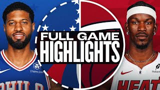 76ERS at HEAT  FULL GAME HIGHLIGHTS  November 18 2024 [upl. by Nahtanha291]