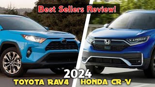 2024 Toyota RAV4 vs Honda CRV Best Sellers Review [upl. by Rednave]