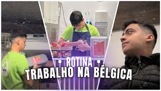 MINHA ROTINA DE TRABALHO NA BÉLGICA  Vlog [upl. by Helban]