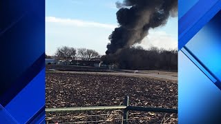 1 injured in oil rig explosion in Karnes County [upl. by Hafital623]