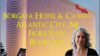 Borgata Fiore Suite King Room 3651 borgataatlanticcity [upl. by Fadiman]