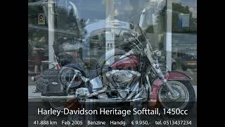 Harley Davidson Heritage Softail 1450cc Windscherm Led Injectie [upl. by Annohsat247]