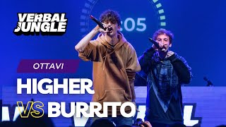 HIGHER vs BURRITO  Verbal Jungle  Freestyle Battle  Ottavi [upl. by Tnahs]