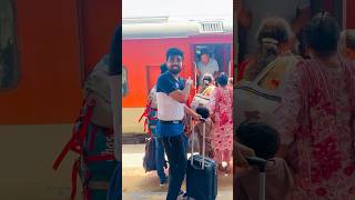 Watch train vlog on 😍 Neelamkukreja dushyantkukreja shorts [upl. by Asha828]