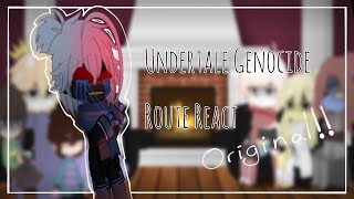 Undertale Genocide Route React To Sans  Undertale  Aftertale  11 no part 2  Original [upl. by Evelyn]