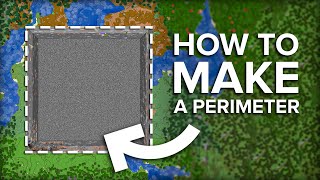 How To Make A Perimeter in 119 Minecraft Using TNT Quarrys [upl. by Sik]