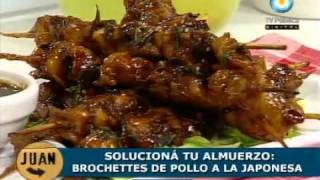 Sorprendente brochettes de pollo a la japonesa [upl. by Gamali]