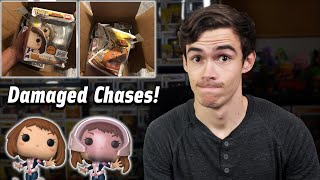 Ochaco Funimation Exclusive Funko Pop Chases Are Arriving Damaged  Horrible Shipping [upl. by Margherita]