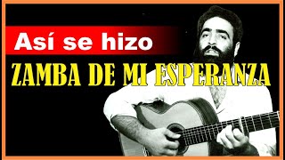 La Historia de ZAMBA DE MI ESPERANZA Éxito de JORGE CAFRUNE [upl. by Nnylkcaj159]