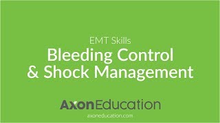 NREMT EMT Skills Bleeding Control amp Shock Management [upl. by Yrgoerg247]