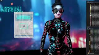 ABYSSAL CYBER FAIR SEPTEMBER 2024  JAGGER LATEX CATSUIT [upl. by Morse]