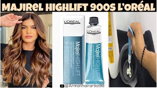 Majirel Highlift Fashion Colour L’Oréal  Ultra Golden Blonde 900s Colour  Global Chocolate Brown [upl. by Lonny]