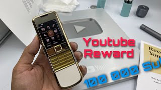 Youtube Reward For Passing 100000 Subscribers And Build NOKIA 8800 Gold Arte [upl. by Sirrom418]