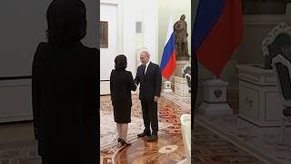 Russias Putin Meets North Koreas Top Diplomat in Moscow [upl. by Suedama]