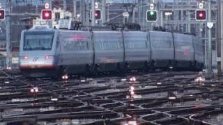 HDArrivederci Cisalpino SBB EC ETR 470 ICN SBahn RABe514 Re44 mit IR in Zürich HBF [upl. by Anij]