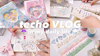 techo VLOGバーチカルを書く📝シール整理New molinta🚌🩷 [upl. by Iva]