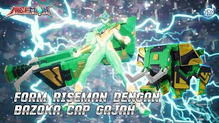 Aksi Menyembur Riseman Elephant Form  Riseman Elephant Form Transformation amp Fight clip [upl. by Armond]