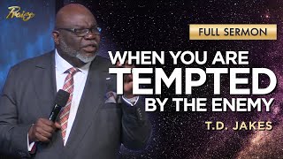 TD Jakes Overcome Temptation in Your Life  Praise on TBN [upl. by Nylrebmik385]