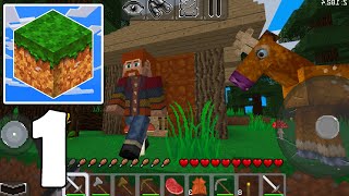 Multicraft  Survival Gameplay Part 1  VILLAGE [upl. by Fotinas]