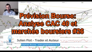 Prévision Bourse Analyse CAC40 et marchés boursiers 26 [upl. by Fredkin]