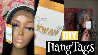 DIY Hang Tags Business Tingz [upl. by Nyleimaj863]