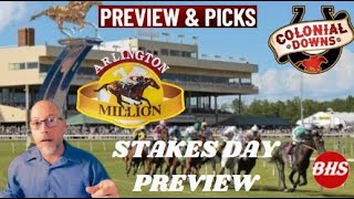 2024 Arlington Million Preview  Colonial Downs  Picks amp Plays [upl. by Jarrell728]