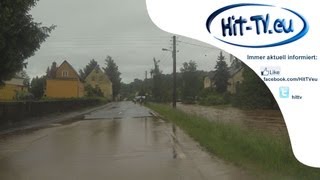 Unwetter Sachsen 2013 Zeitraffer steigendes Wasser Sankt Egidien Originalzeit 89 Min 31052013 [upl. by Davy657]