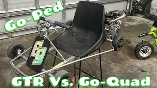 Super GoQuad Vs GoPed Trail Ripper GTR46 [upl. by Claudius]