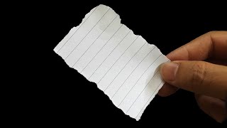 One of The Best Magic Tricks with Paper [upl. by Quar896]