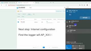 SOLARMAN Wifi Configuration With PC [upl. by Aecila]