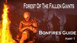 Dark Souls 2  Bonfires guide part 1 Forest of the Fallen Giants [upl. by Eibob]