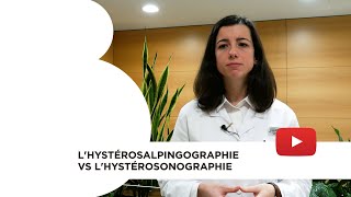 Lhystérosalpingographie vs lhystérosonographie [upl. by Tennaj]