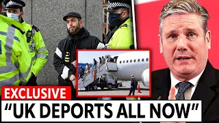 Just In UK Begins Deporting All Protesters Marching [upl. by Euqinimod]