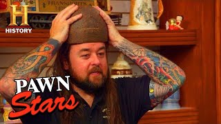 Pawn Stars BIG MONEY for RARE quotONEINAMILLIONquot HELMET Season 17  History [upl. by Drarej]