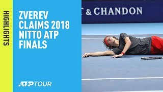 Highlights Zverev Defeats Djokovic In Final Of Nitto ATP Finals 2018 [upl. by Yseulta321]