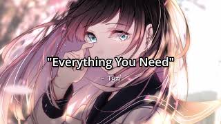 Everything You Need  Tyzi Official Visualizer [upl. by Araccot]