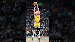 Dalton Knecht Highlights vs San Antonio Spurs [upl. by Longwood]