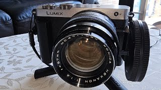 Lumix S9 4K Video  Konica Hexanon 57mm f14 First Version [upl. by Laforge698]