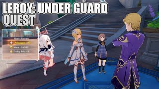 Leroy Under Guard Quest Genshin Impact 43 [upl. by Ahtinak471]